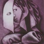 Jitka Walterova - Portrait of a woman in a veil Jitka Walterova - Portrait of a woman in a veil