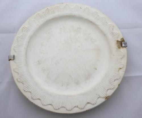 Plate with embossed rim - Teinitz 1830 - 1866 Plate with embossed rim - Teinitz 1830 - 1866