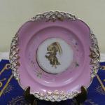 Plate - white porcelain - Březová, Bohemia - 1880 Plate - white porcelain - Březová, Bohemia - 1880