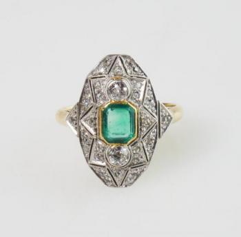 Ring - platinum, gold - 1930 Ring - platinum, gold - 1930