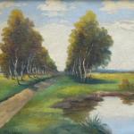 Painting - canvas - J. Neuman - 1910 Painting - canvas - J. Neuman - 1910