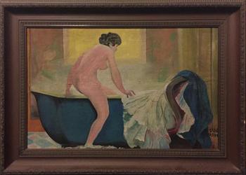 Frantisek Xaver Naske - bathing Frantisek Xaver Naske - bathing