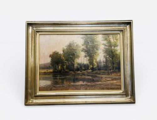 Landscape - cardboard - Josef Procházka - 1950 Landscape - cardboard - Josef Procházka - 1950