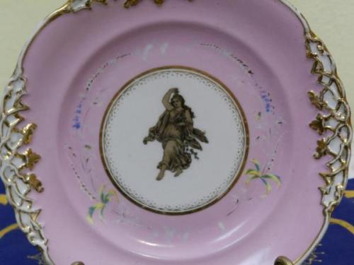 Plates - white porcelain - Březová, Bohemia - 1880 Plates - white porcelain - Březová, Bohemia - 1880
