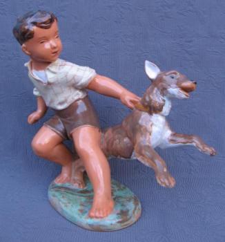 Ceramic Figurine - Child - 1950 Ceramic Figurine - Child - 1950