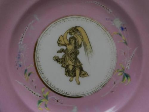Plate - white porcelain - Březová, Bohemia - 1880 Plate - white porcelain - Březová, Bohemia - 1880
