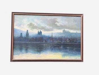 View of Hradcany - canvas - Josef Jaroš - 1940 View of Hradcany - canvas - Josef Jaroš - 1940