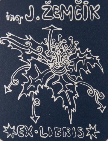 Vaclav Houf - Ex libris Ing. J. Zemcik Vaclav Houf - Ex libris Ing. J. Zemcik