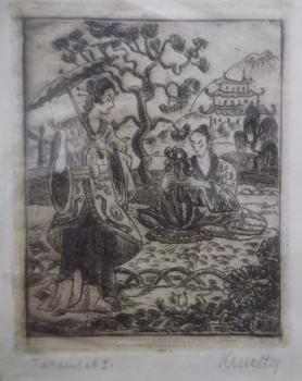 Painting - János Kmetty (1889, Miškovec - 1975, Budapešť) - 1930 Painting - János Kmetty (1889, Miškovec - 1975, Budapešť) - 1930