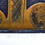 Jaroslav Horanek-PF 1977, PF 1979, Tree with birds Jaroslav Horanek-PF 1977, PF 1979, Tree with birds