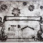 Vratislav Jan Zizka - Man and woman, with parchmen Vratislav Jan Zizka - Man and woman, with parchmen