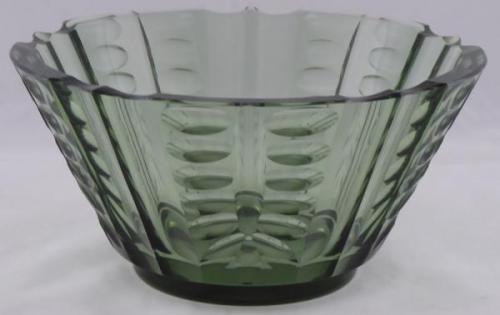 Smoked glass bowl - Art deco Smoked glass bowl - Art deco