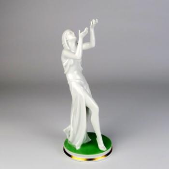 Porcelain Dancer Figurine - white porcelain - Gustav Oppel (1891 - 1978) - 1930 Porcelain Dancer Figurine - white porcelain - Gustav Oppel (1891 - 1978) - 1930