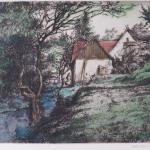 Bohuslav Knobloch - Creek at the cottage Bohuslav Knobloch - Creek at the cottage