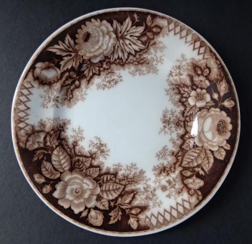 Brown pottery plate - Amberg Brown pottery plate - Amberg