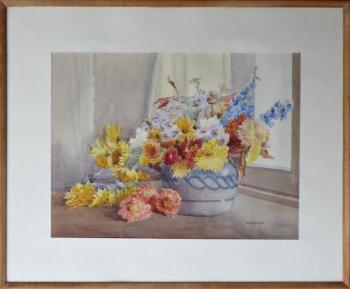Still Life with Flowers - Laura Annie Happerfield - 1925 Still Life with Flowers - Laura Annie Happerfield - 1925