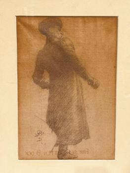 Drawing - František Ženíšek - 1907 Drawing - František Ženíšek - 1907