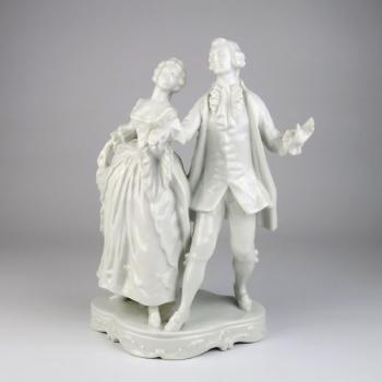 Porcelain Figurine - white porcelain - 1950 Porcelain Figurine - white porcelain - 1950