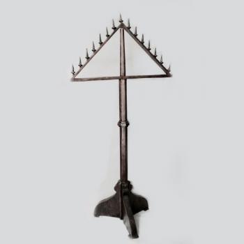 Wooden candelabra Wooden candelabra