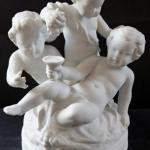 Biscuit sculpture with a goblet - Unterweissbach Biscuit sculpture with a goblet - Unterweissbach