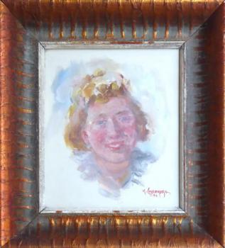 Portrait - cardboard - 1942 Portrait - cardboard - 1942