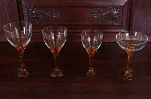 Stemmed Glass - crystal, glass - 1930 Stemmed Glass - crystal, glass - 1930