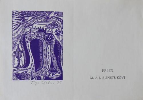 Olga Cechova - PF 1972 M. und J. Runstuk  Olga Cechova - PF 1972 M. und J. Runstuk