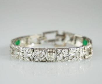 Bracelet - gold, diamond - 1930 Bracelet - gold, diamond - 1930