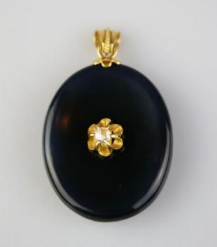 Brooch - gold, diamond - 1890 Brooch - gold, diamond - 1890