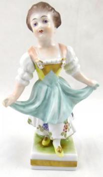 Porcelain Girl Figurine - porcelain - 1945 Porcelain Girl Figurine - porcelain - 1945