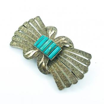 Silver brooch - Theodor Fahrner, Pforzheim, Německo - 1925 Silver brooch - Theodor Fahrner, Pforzheim, Německo - 1925