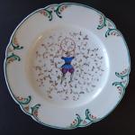 Six saucers with chinoiserie - Klösterle, year 187 Six saucers with chinoiserie - Klösterle, year 187