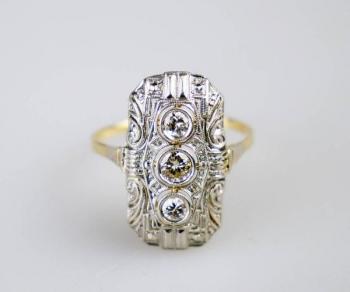Ring - gold, diamond - 1935 Ring - gold, diamond - 1935