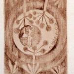 Miroslav Houra - 4x Ex libris, 1x color linocut  Miroslav Houra - 4x Ex libris, 1x color linocut