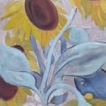Bohumira Jezkova Hruskova - Sunflowers in a jug Bohumira Jezkova Hruskova - Sunflowers in a jug