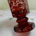 Glass - glass, ruby glass - 1875 Glass - glass, ruby glass - 1875