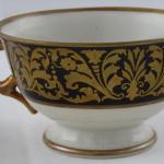 Mocca cup with golden scrolls - Langenthal, Switze Mocca cup with golden scrolls - Langenthal, Switze