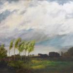 Rolin Viktor - Landscape before the storm with a c Rolin Viktor - Landscape before the storm with a c