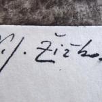 Vratislav Jan Zizka - Man and woman, with parchmen Vratislav Jan Zizka - Man and woman, with parchmen