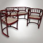 Josef Hoffmann: Sofa set, 1912 Josef Hoffmann: Sofa set, 1912