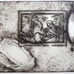 Vratislav Jan Zizka - Woman, with a mirror (window Vratislav Jan Zizka - Woman, with a mirror (window