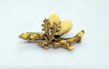 Silver brooch - silver - 1920 Silver brooch - silver - 1920