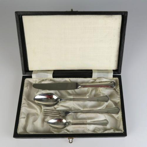 Silver cutlery for one person, Sandrik, 1940