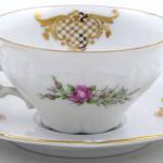 Cup and Saucer - porcelain - 1955