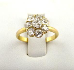 Ring - gold, diamond - 1955