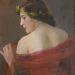 Portrait of Lady - Emil Schovnek - 1920