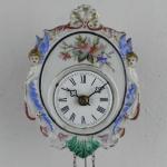 Wall Timepiece - wood, enamel - 1860