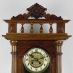 Wall Timepiece - wood, enamel - 1890