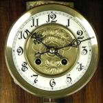 Wall Timepiece - wood, enamel - 1890