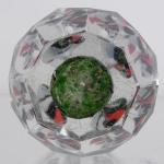 Glass Paperweight - clear glass - 1940